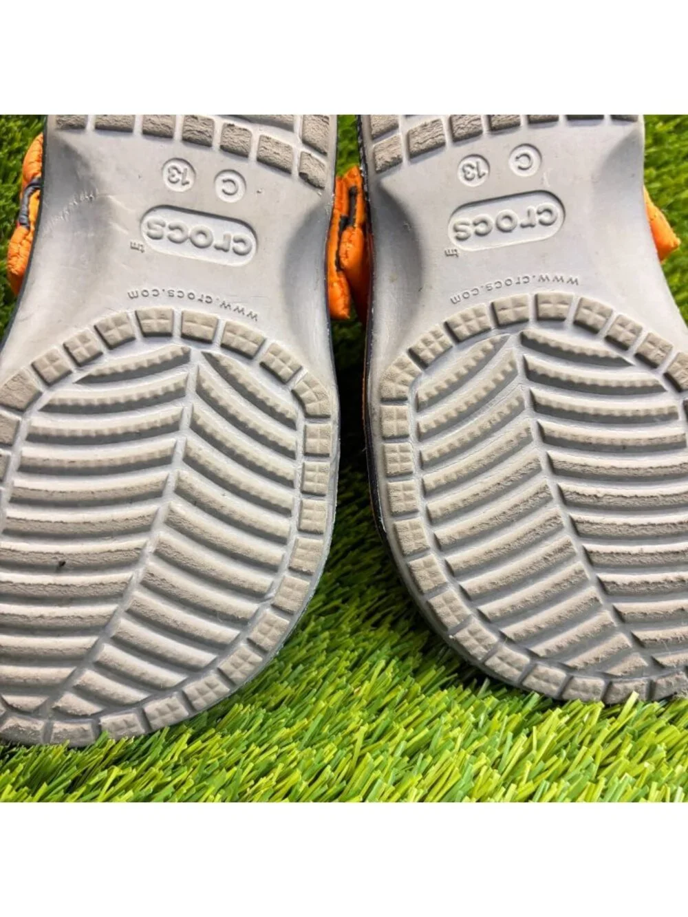 Crocs Classic Clog x Naruto Shippuden Boys Size 13C Orange Beach Outdoor Sandals